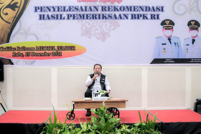 Bupati Hendy Siswanto: Ribuan Temuan LHP BPK RI Terhadap Birokrasi Pemkab Jember 2003-2020